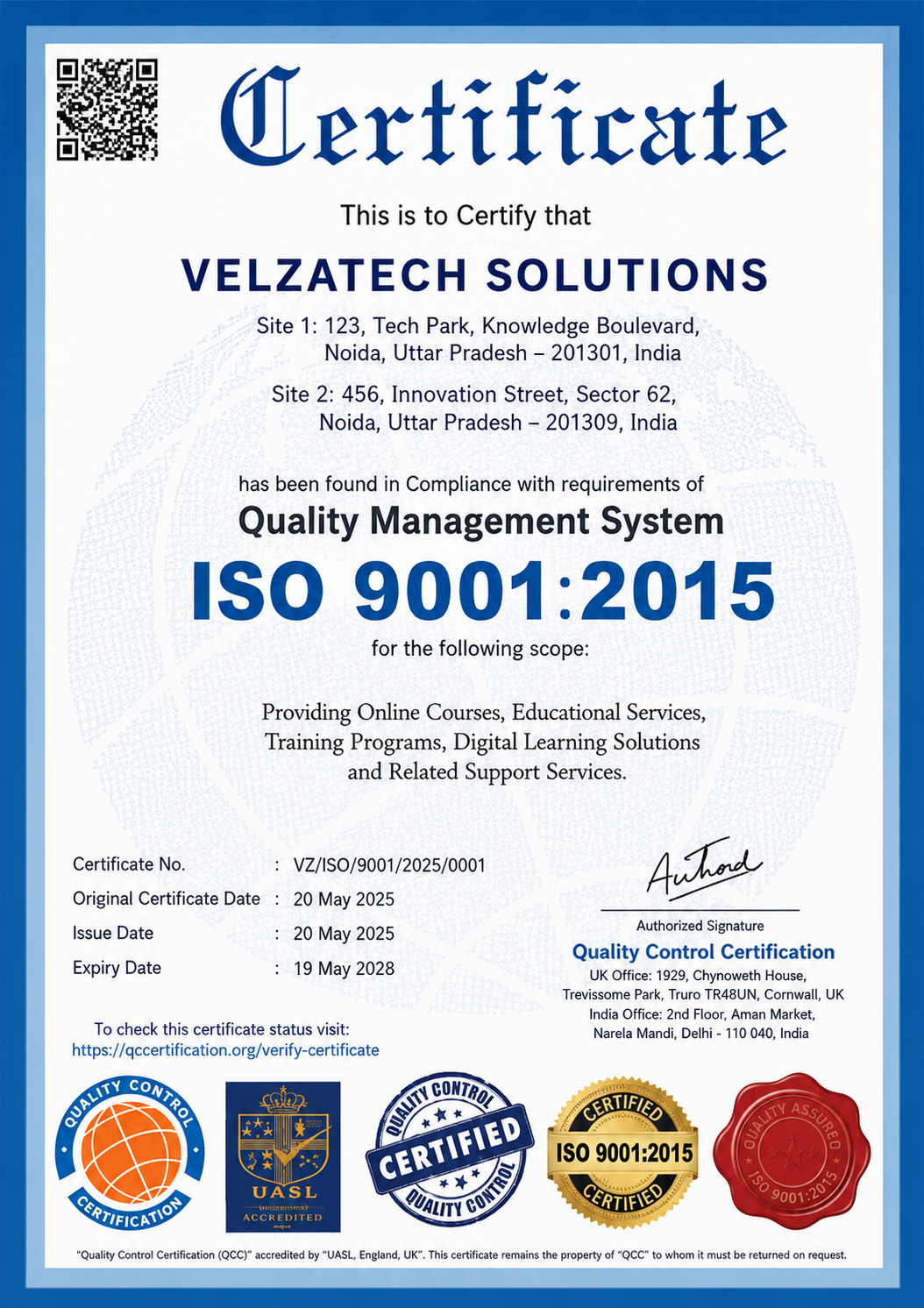 ISO Certified